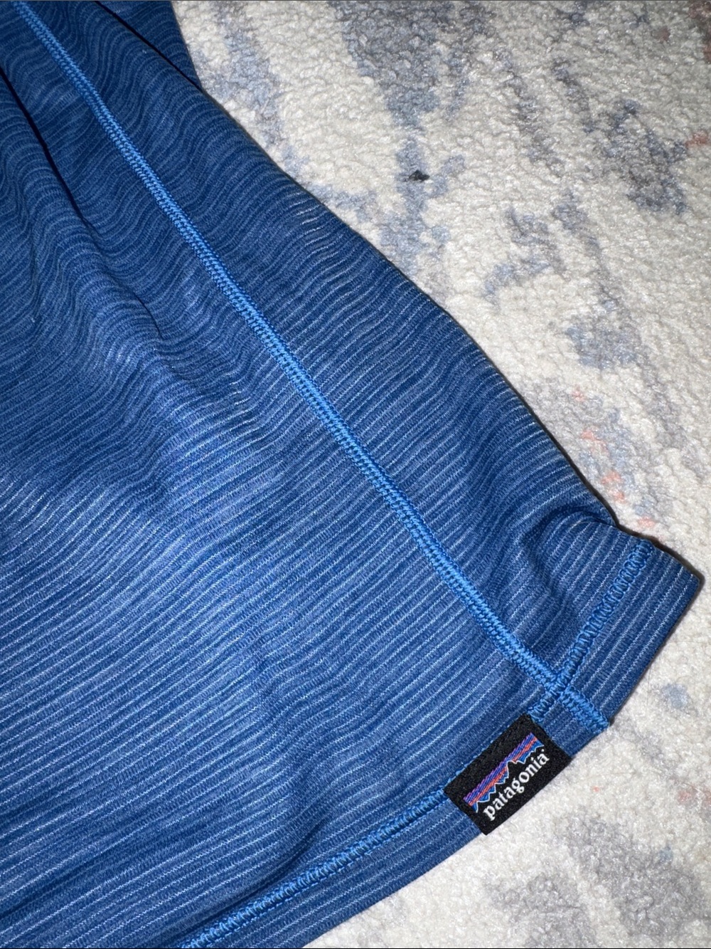 Patagonia Capilene cool lightweight Blue Performance Crewneck Shirt xl - Picture 2 of 4